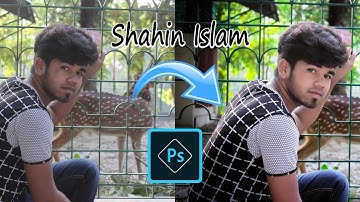 Photoshop photo editing (Photoshop tutorial)2017 Bangla  tutorial (Shahin Islam)