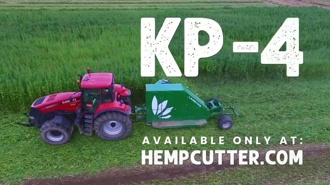 KP4 Hemp Cutter, Harvesting Hemp for Fiber Applications from hempcutter.com