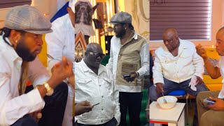 ECONOMIC HARDSHIP: KING SAHEED OSUPA, ABU ABEL, OTHERS CAUGHT DRINKING GARRI TOGETHER