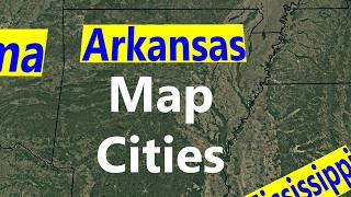 Map of Arkansas Explained، Cities in  Arkansas. Very Useful 👍