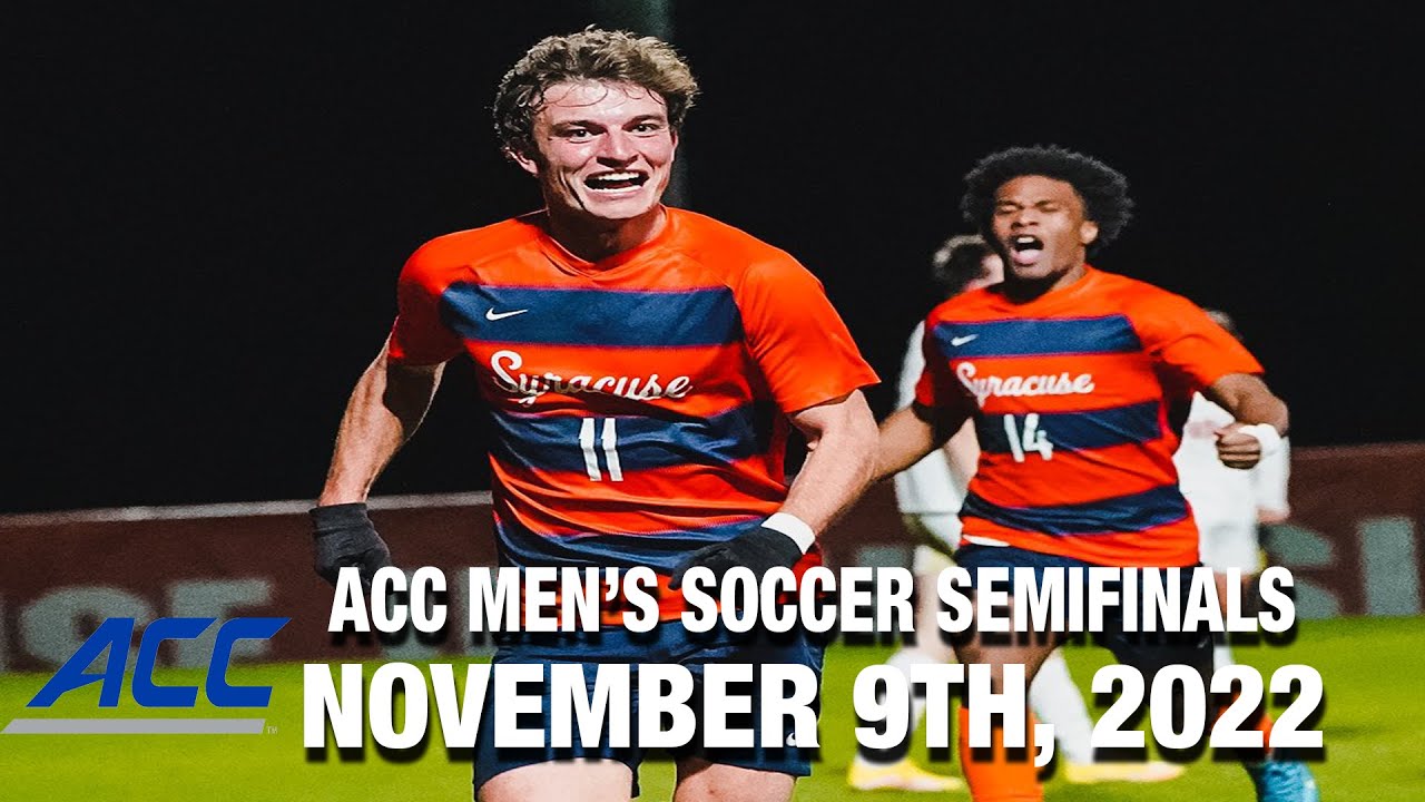 2022 ACC Men's Soccer Semifinals Syracuse vs. Virginia YouTube