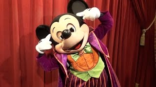 Talking Mickey Mouse at Mickey's Not So Scary Halloween Party 2015 Shows Us "The Mind Reader"