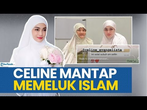 CELINE EVANGELISTA JADI MUALAF, TEREKAM SHALAT SUBUH BARENG SHANDY PURNAMASARI