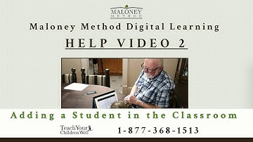 Maloney Method Digital Learning - Help Video 2 Classroom