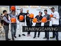 Pumking carving 2018: WMU International students at Campus Ministry.