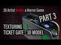 Day 9 – Texturing a Ticket Gate (UE5 Horror Game Devlog)
