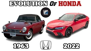 Evolution of Honda | Honda 1963 - 2022 | History of Honda