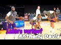 Lakers Anthony Davis Workout 1 on 1 vs Rajon Rondo