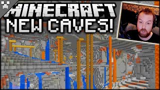 Reacting to Minecraft's NEW 1.17 caves! Wealth