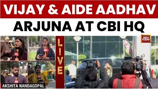 TVK Chief Vijay Questioned by CBI in Delhi, Supporters Show Muted Solidarity | India Today News