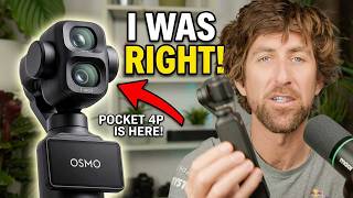 I predicted the DJI Pocket 4P a year ago! Now it's HERE!