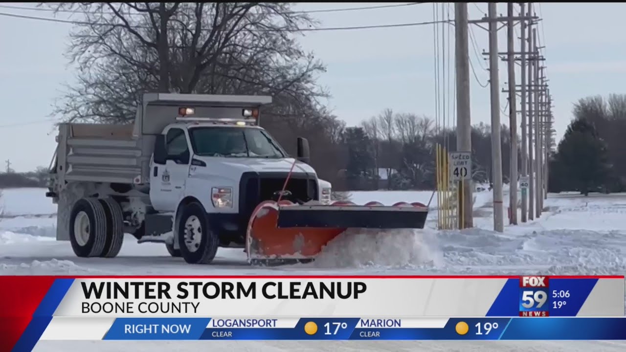 Boone County plows out of week's snowstorm