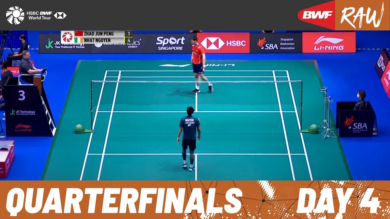 Singapore Open 2022 | Day 4 | Court 3 | Quarterfinals