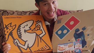 Comparing Domino's pizza and Little Caesar's, which is better? 🤔 @elgueroluna