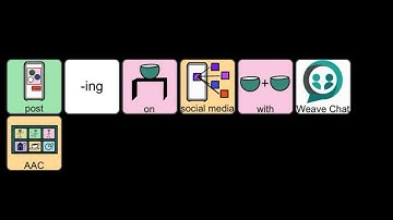 How to share a message from Weave Chat AAC to social media