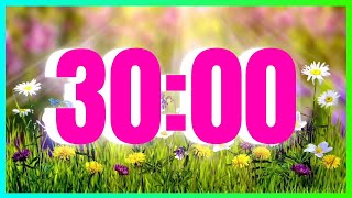 30 Minute Timer Spring | Flowers  Classroom  Music |