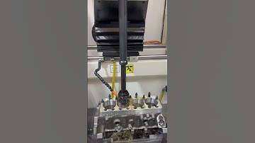 Honing a blown small block Chevy engine! #sunnensv30 #cncmachine #machineshop