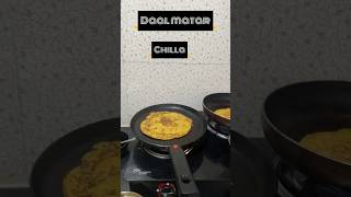 Simple healthy Daal matar Chilla Recipe #breakfast #healthylifestyle #youtubeshorts #daalrecipes