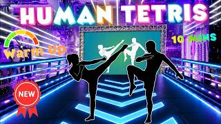 HUMAN TETRIS | Viral Immersive Interactive Warm Up | Easy Daily Routine | Full Body | 2 Players |13 screenshot 2
