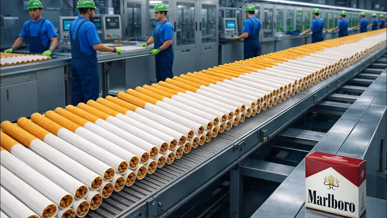 How Cigarettes Are Made in a Modern Factory Full Step by Step ...