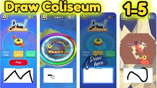 Draw Coliseum Levels 1 - 5 Gameplay Walkthrough | (IOS - Android) screenshot 3