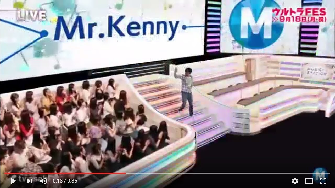 Mステ Mr Kenny 今夜遂に初登場 オープニング Youtube