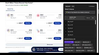 How to Scrape Flight Route Listings from Cheapoair.com with Minexa.ai