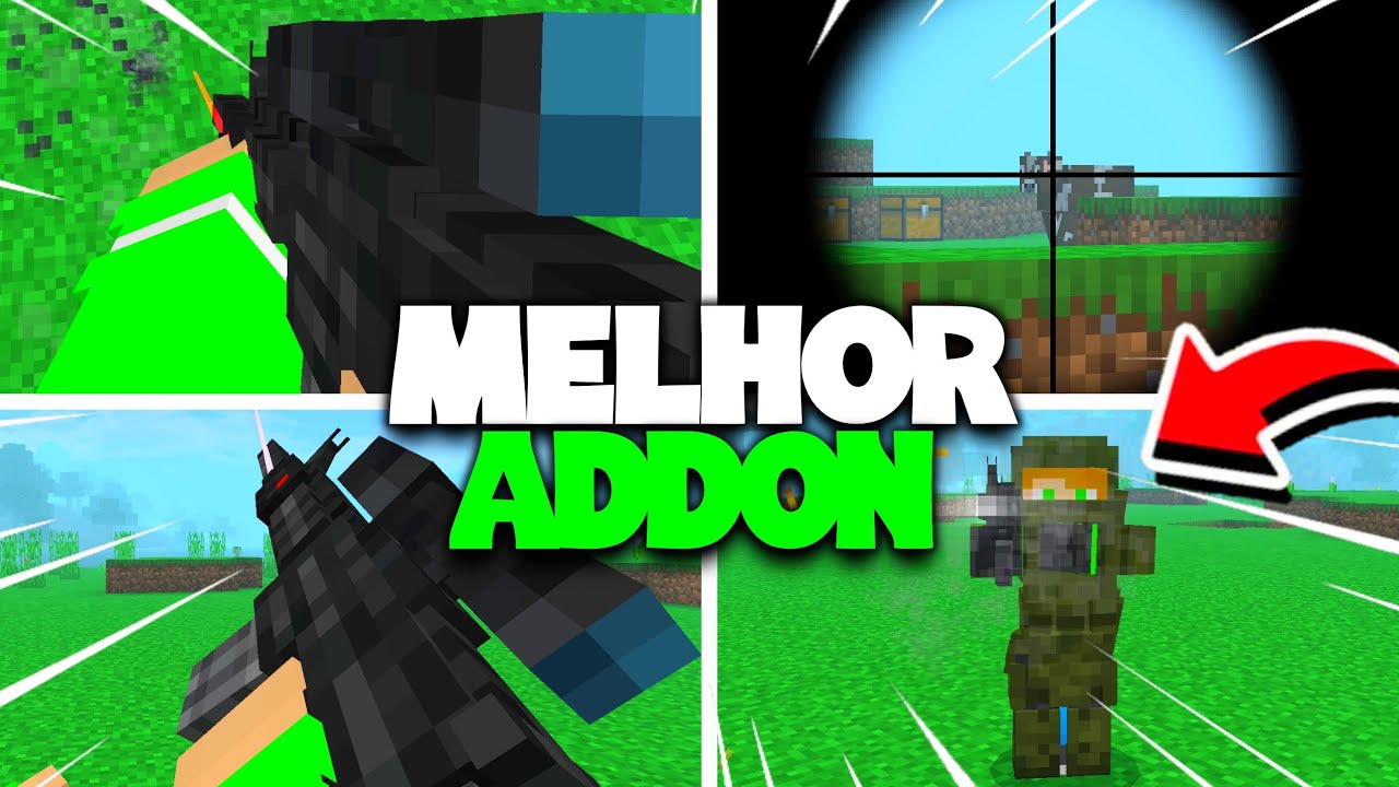 ATUALIZOU O MELHOR ADDON/MOD DE ARMAS PARA MINECRAFT PE 1.20 ...