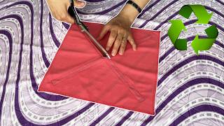 Never Throw Away Your Old Scarf! ♻️ Cut a Plus for This Genius Upcycle Idea!