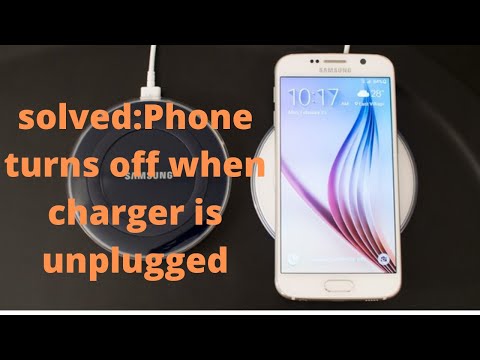 SAMSUNG S6 turns off when charger is unplugged|| samsung battery replacement\