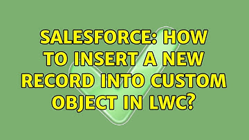 Salesforce: How to insert a new record into custom object in LWC?
