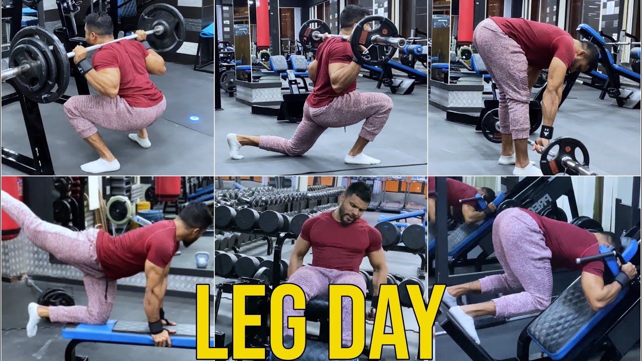 THE PERFECT LEG WORKOUT TO BUILD BIG STRONG LEGS | GLUTES & HAMSTRINGS ...