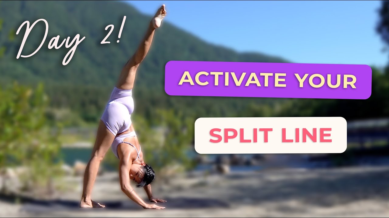Front Splits Day 2 – Glutes, Core & Split Line Activation | 23 Min Workout | Bendy Baddie