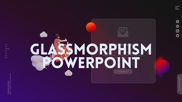 How to create Glassmorphic Landing Page in PowerPoint 🔥 Glassmorphic Series - Part 1🔥