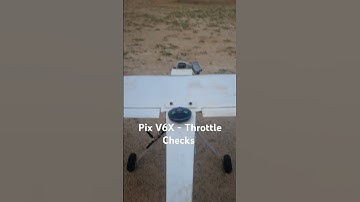 V6X autopilot - pre-flight checks - throttle function. #ardupilot #arduplane #pixhawk #rcairplanes