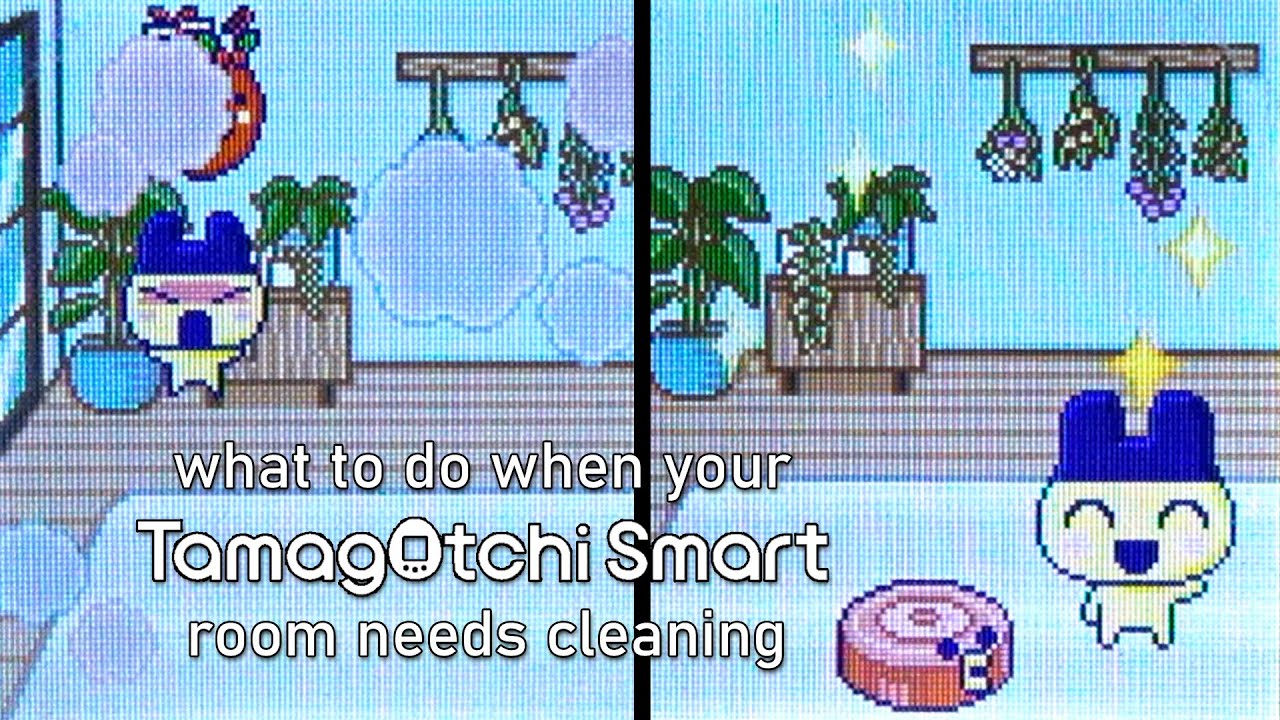 How to CLEAN 🧼 the Tamagotchi Smart's Room | What to do if the room has