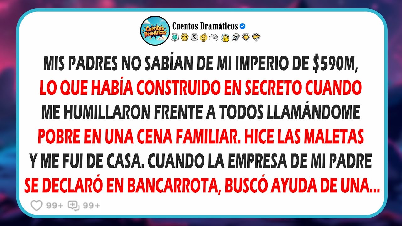 Мои родители, не подозревая о моём богатстве, называли меня бедняком. Но я скрывал империю стоимо...