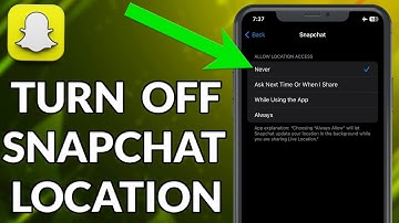How To Turn Off Location On Snapchat iPhone