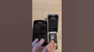 BlackBerry phone vs Siemens AF51 design test #shorts #youtube #tech