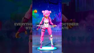 EVERYTHING RELEASING OCTOBER 9TH  FORTNITE UPDATE🚨#fortnite #fortniteupdate #chapter6 #leaks