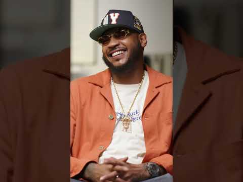 Melo’s son was the first to hype him up after he got the HOF induction call. 🥹 #knicks #lenovo