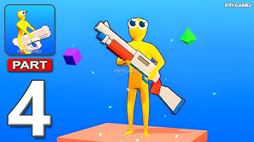 Flip Beat: Ragdoll Shooter - Gameplay Walkthrough Part 4 - Ragdoll Gun Shooter (iOS, Android)