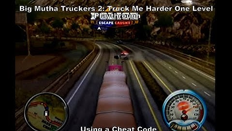 Big Mutha Truckers 2: Truck Me Harder One Level Playthrough using a Ps2 Cheat Code :D #Playstation