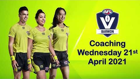 AFL Barwon Umpire Coaching HTB 2021