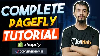 Pagefly Shopify Tutorial 2023 👉 How To Create A Landing Page On Shopify 👉 ConversionWise Theme