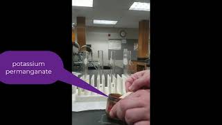 Chemistry 110, Experiment 8: Video 1 - Introduction and Part A