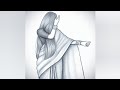 How to draw cute lady drawing wearing saree || Women drawing wearing saree #shortvideo