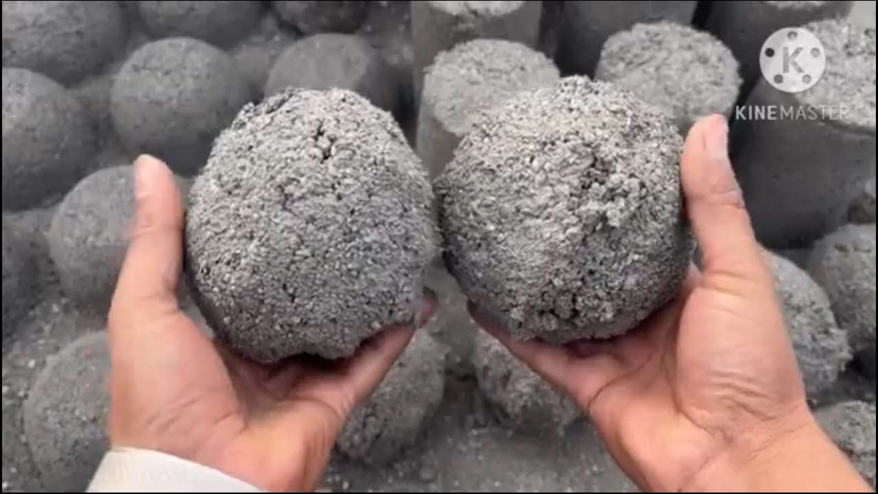 Sand cement dry floor and water crumbling 