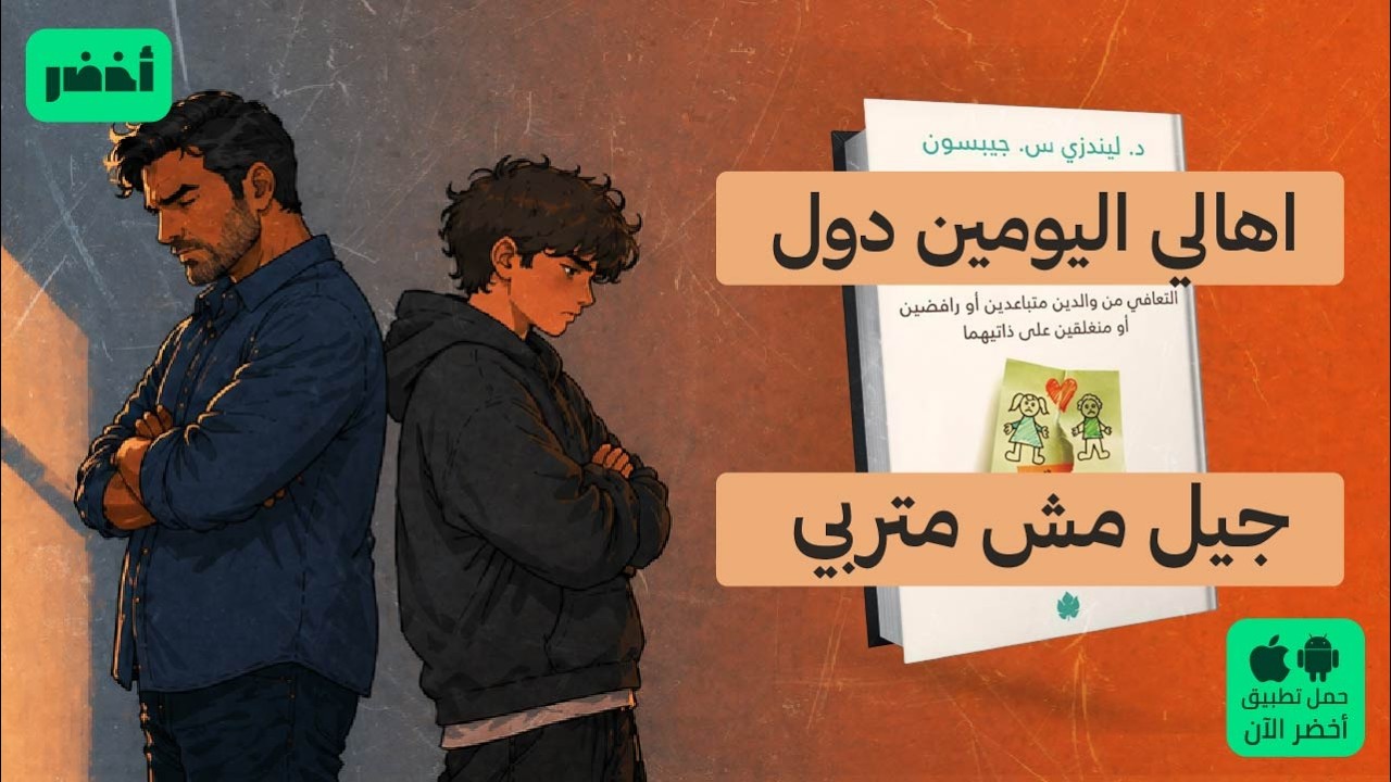 كيف تصبح أب فاشل في دقائق؟🤦‍♂️🤨 - كتاب: أبناء بالغون لوالدين غير ناضجين عاطفيًا #أخضر