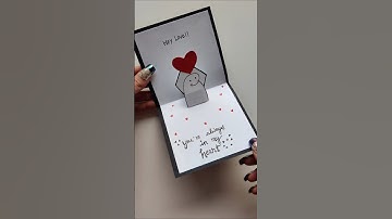 DIY Pop-Up LOVE CARD for Valentine in Minutes!